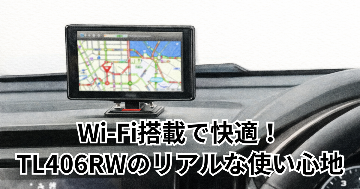 Wi-Fi搭載で快適！TL406RWのリアルな使い心地