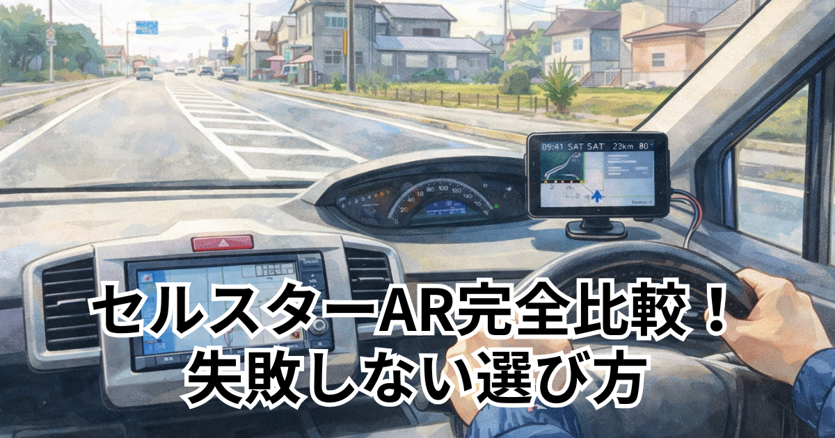 セルスターAR完全比較！失敗しない選び方