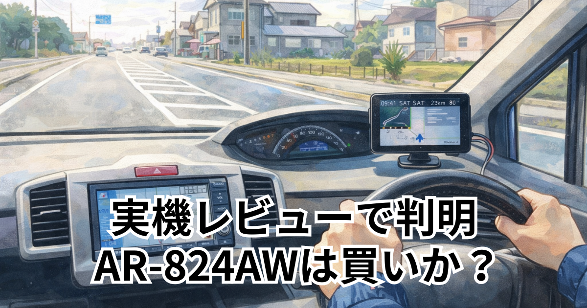 実機レビューで判明 AR-824AWは買いか？