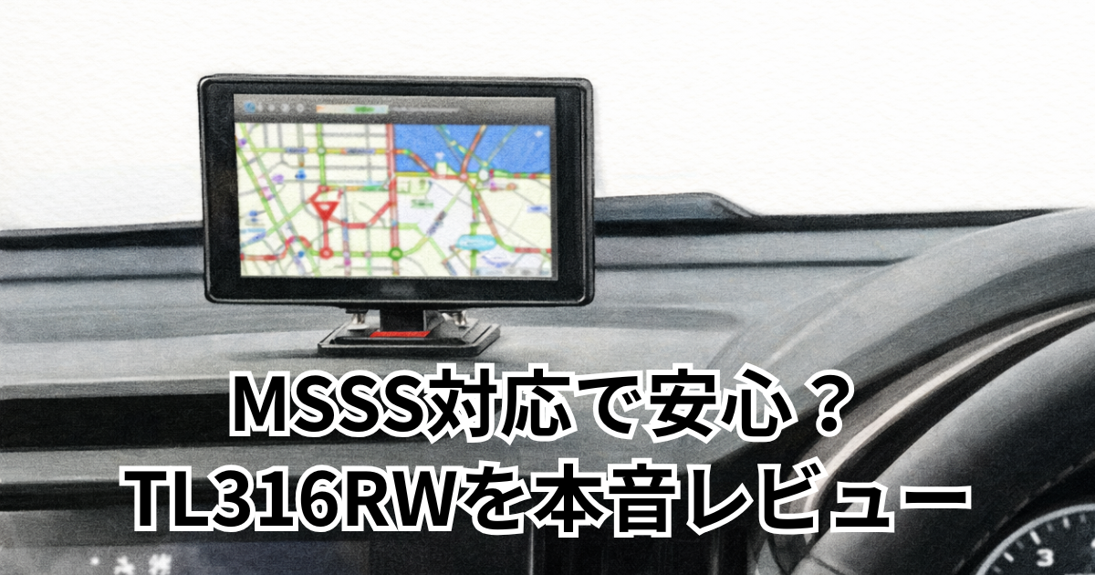MSSS対応で安心？TL316RWを本音レビュー