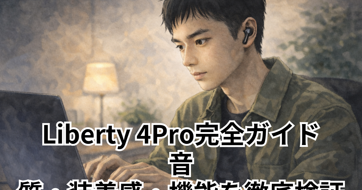 Liberty 4Pro完全ガイド│音質・装着感・機能を徹底検証