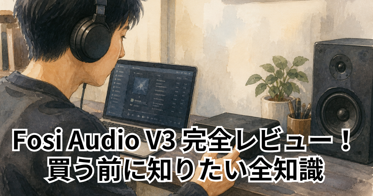Fosi Audio V3 完全レビュー！ 買う前に知りたい全知識