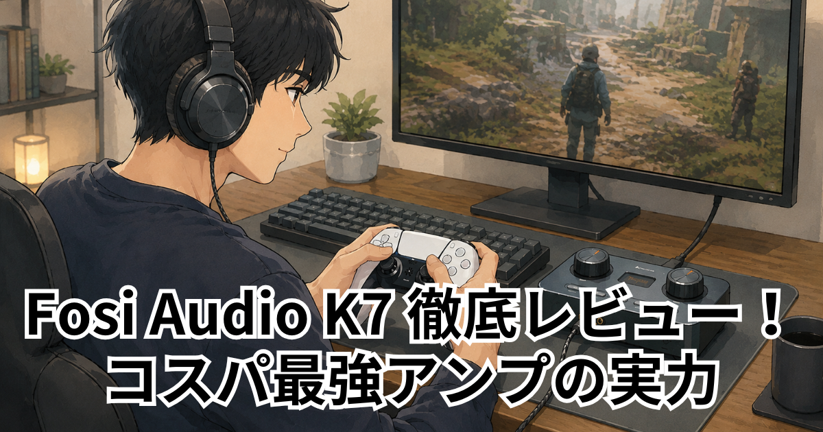 Fosi Audio K7 徹底レビュー！ コスパ最強アンプの実力