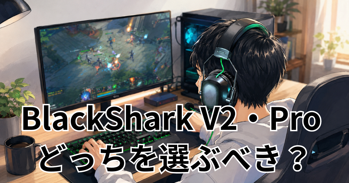 BlackShark V2・Pro どっちを選ぶべき？