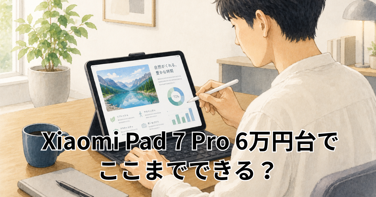 Xiaomi Pad 7 Pro 6万円台で ここまでできる？